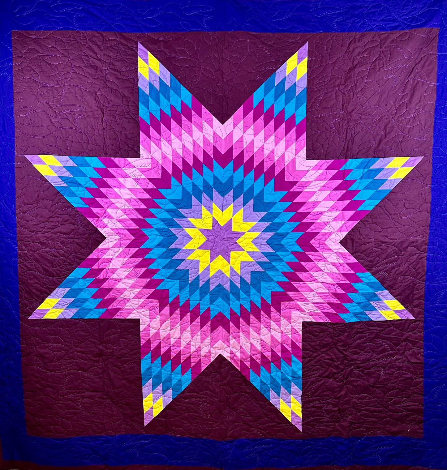 Queen Cotton Star Quilt