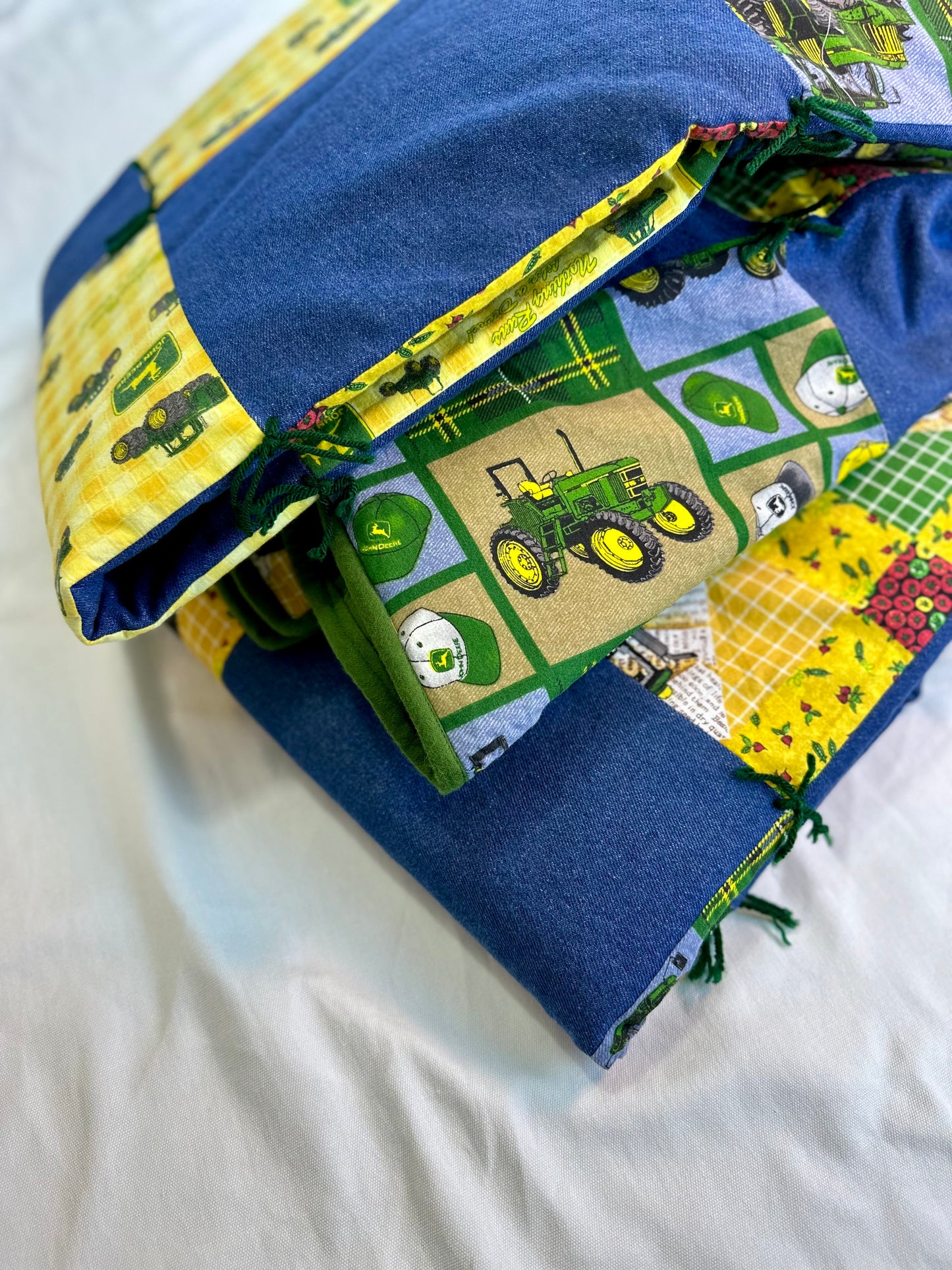 Green Tractor CampFire Quilt