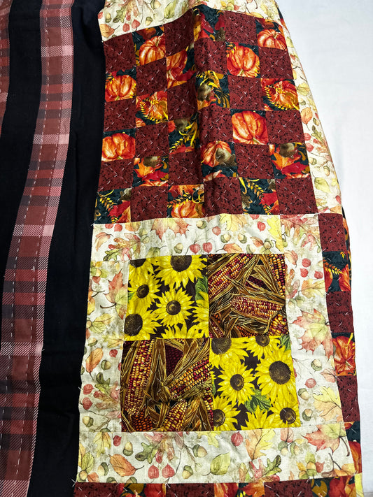 Hand Quilted Fall Throw Quilt