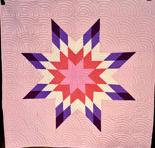 Receiving Cotton Star Quilt