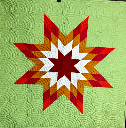 Receiving Cotton Star Quilt